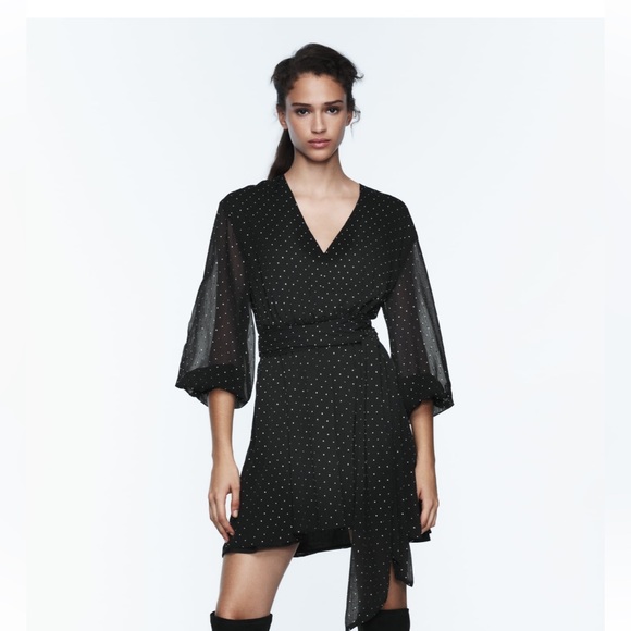 Zara Belted Sexy Dress - Picture 6 of 8